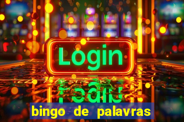 bingo de palavras de natal